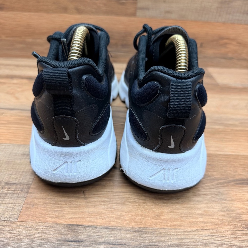 Nike Air Max Exosense Size 9.5 Running Sneaker Blk/Wht/metallic Silver - Picture 5 of 8